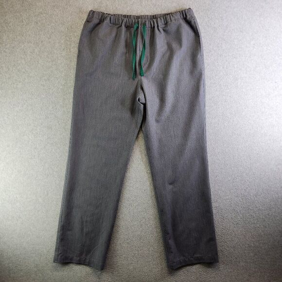 Figs Scrub Pants Mens Large Tall LT Gray Pisco Straight Leg Structured Fit - Picture 1 of 15